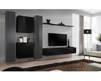 Стенка SWITCH VI - Graphite/Black