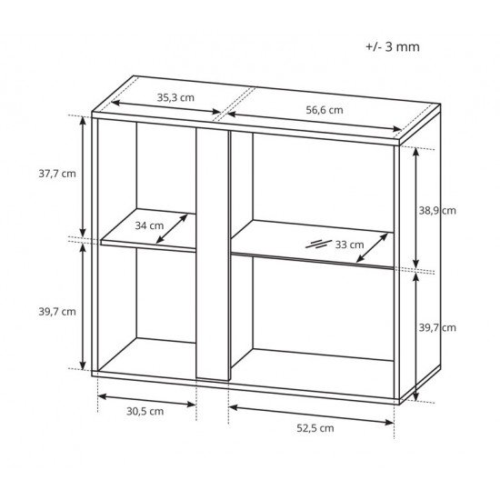 Витрина ARCO WHITE (D96W)