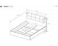 ARDEN Спальня Мебель, Мебель для спальни, Спальни, Модульная мебель, Спальня ARDEN