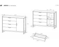 ARDEN Комод в спальню