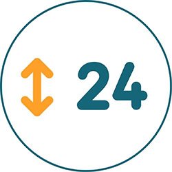Высота матраса 24 см