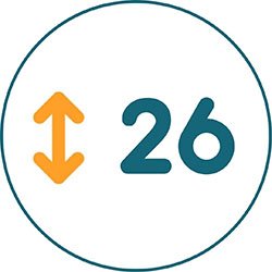 Высота матраса 26 см Высота матраса 26 см