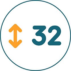 Высота матраса 32 см